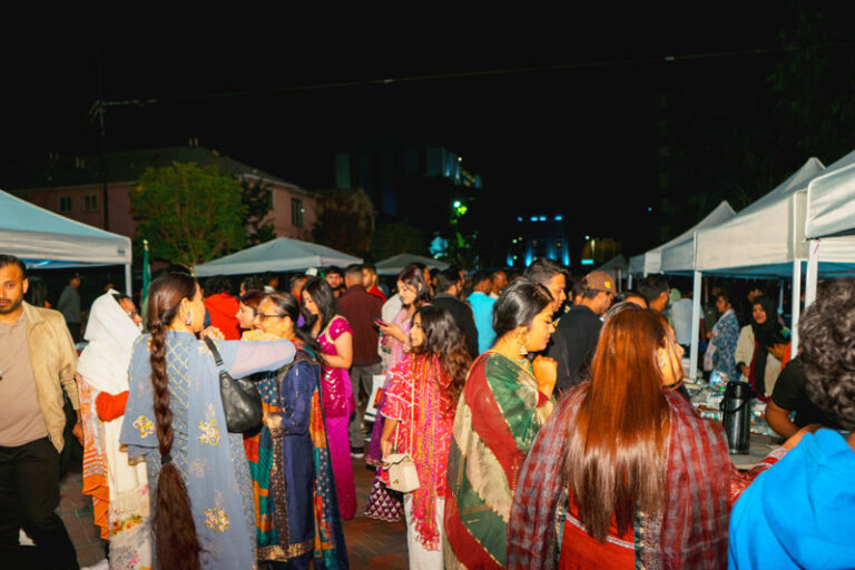 gathering to celebate chaandr raat on lrh way