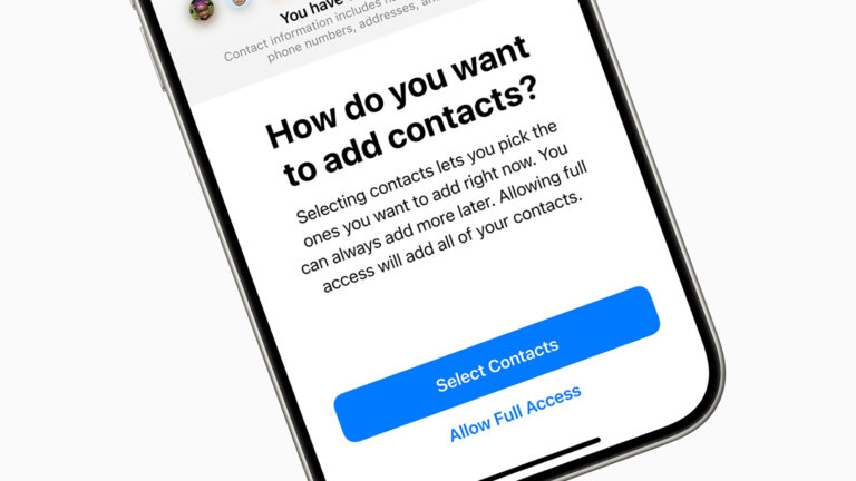 How to limit app access to your contacts in iOS 18