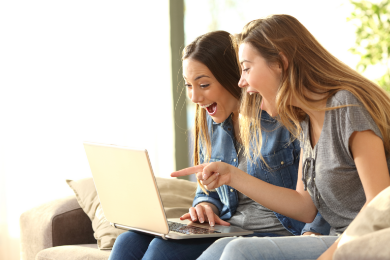 women looking delighted at laptop gettyimages 657424626 1200x800 9b9f185