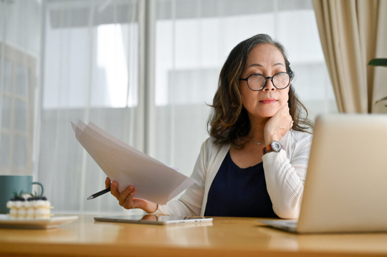 older woman laptop gettyimages 1401269015