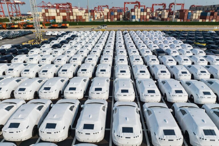 electric vehicles bound to europe from china