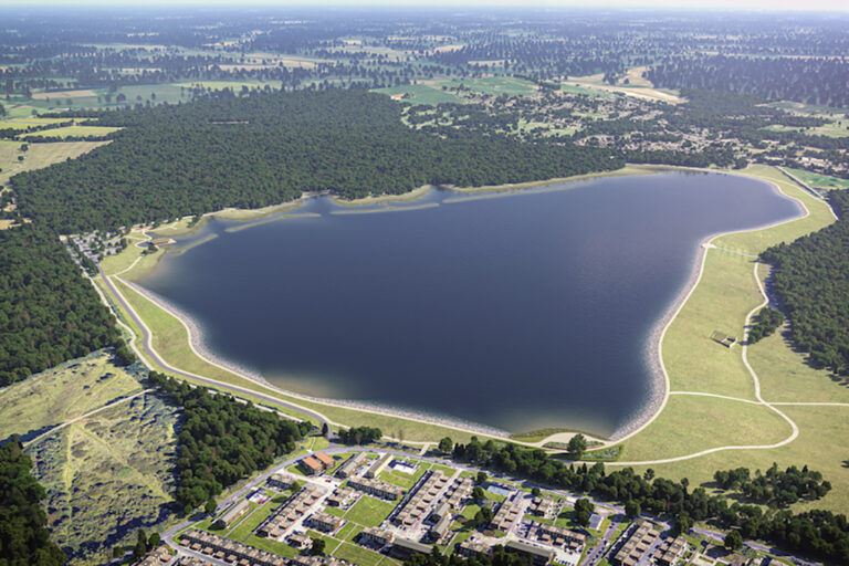 Havant Thicket Reservoir Artist impression 2029