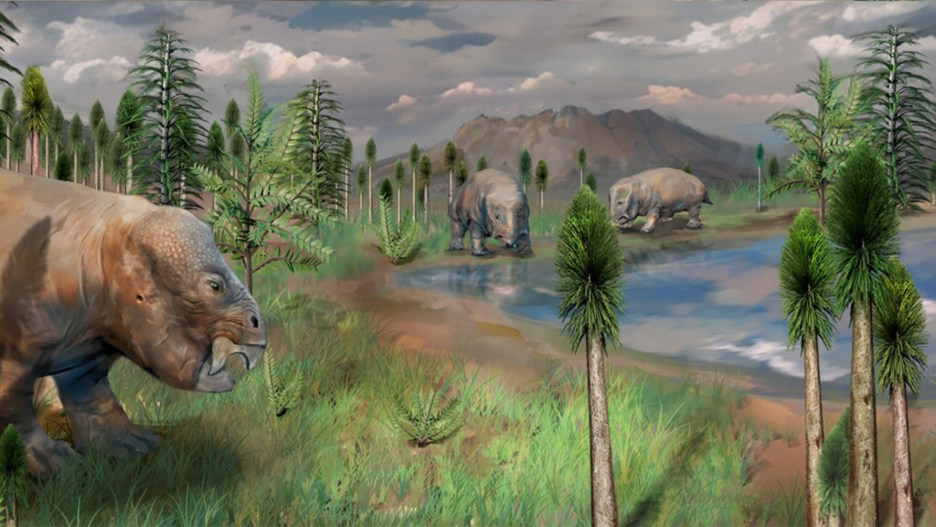 landscape before mass extinction