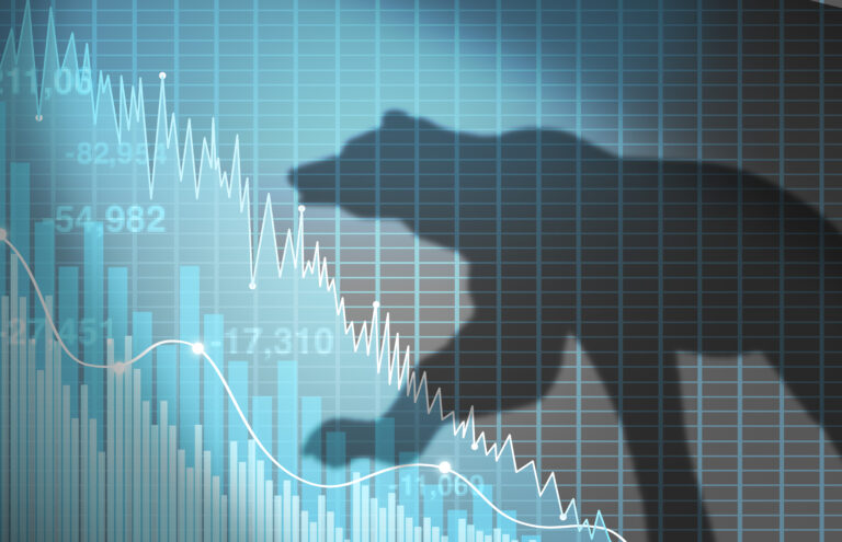bear stock decline